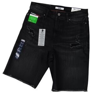 Tommy Jeans TJ Flex Bermuda Shorts Women's 28X8 Black High Rise Stretch Slimming